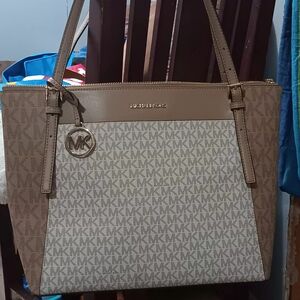 Michael Kors Brown and Tan Women's Bag